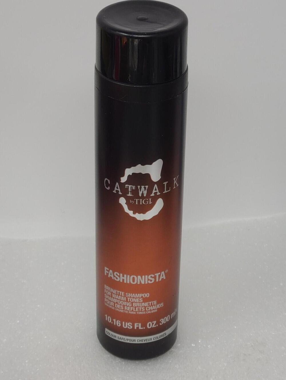 new Tigi Catwalk Fashionista Brunette Shampoo 10.16 Oz For Warm Tones